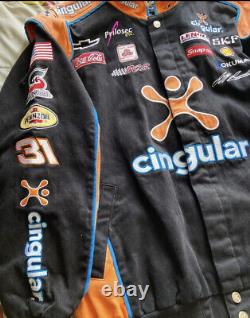 Chase Authentics Jeff Burton NASCAR Cingular Coca Cola Chevrolet Racing Jacket