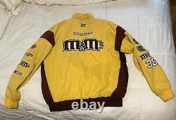 Chase Authentics M&M's Elliot Sadler #38 Size M Jacket Yellow Brown