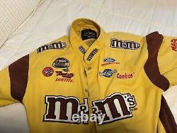 Chase Authentics M&M's Elliot Sadler #38 Size M Jacket Yellow Brown