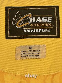 Chase Authentics M&M's Elliot Sadler #38 Size M Jacket Yellow Brown