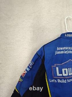 Chase Authentics Men Jacket Small Blue Cotton B Long Sleeve Nascar Lowes Coat