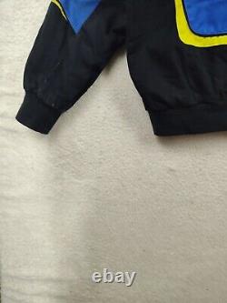 Chase Authentics Men Jacket Small Blue Cotton B Long Sleeve Nascar Lowes Coat