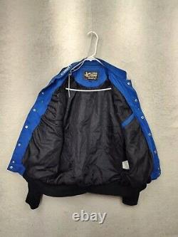 Chase Authentics Men Jacket Small Blue Cotton B Long Sleeve Nascar Lowes Coat