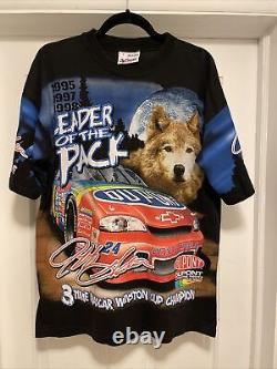 Chase Authentics NASCAR Jeff Gordon #24 Leader Of The Pack T-Shirt Size Large