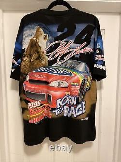 Chase Authentics NASCAR Jeff Gordon #24 Leader Of The Pack T-Shirt Size Large