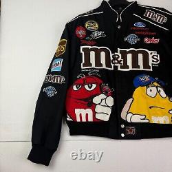 Chase Authentics Nascar M&M Jacket Mens Large Jeff Hamilton Elliot Sadler 38