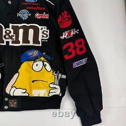 Chase Authentics Nascar M&M Jacket Mens Large Jeff Hamilton Elliot Sadler 38