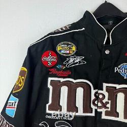 Chase Authentics Nascar M&M Jacket Mens Large Jeff Hamilton Elliot Sadler 38
