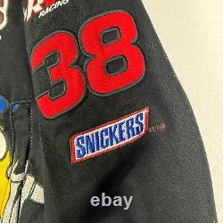 Chase Authentics Nascar M&M Jacket Mens Large Jeff Hamilton Elliot Sadler 38