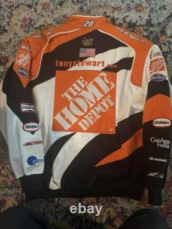 Chase Authentics Tony Stewart Joe Gibbs Racing Home Depot NASCAR Jacket M