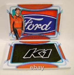 Chase Briscoe Ford True 1/1 Book Firesuit Nascar Panini National Treasures 2023
