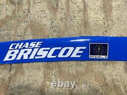 Chase Briscoe Nascar Race Used High Point Name Rail #1456