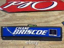 Chase Briscoe Rookie High Point Nascar Race Used Sheetmetal Passenger Name Rail