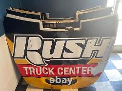 Chase Briscoe Rush Truck Rookie Wrecked Mustang Nascar Race Used Sheetmetal Hood