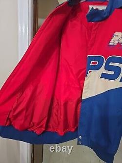 Chase NASCAR Gordon Pepsi Racing Jacket Mens XL Embroidered Red Blue 27.5x28