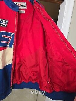 Chase NASCAR Gordon Pepsi Racing Jacket Mens XL Embroidered Red Blue 27.5x28