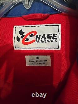 Chase NASCAR Gordon Pepsi Racing Jacket Mens XL Embroidered Red Blue 27.5x28