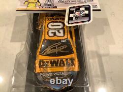 Christopher Bell Autographed 2023 Toyota Dewalt Bristol Race Win Diecast & Card