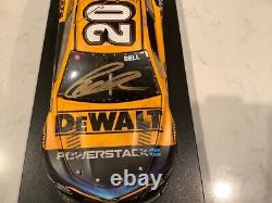 Christopher Bell Autographed 2023 Toyota Dewalt Bristol Race Win Diecast & Card