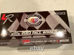Christopher Bell Autographed 2023 Toyota Dewalt Bristol Race Win Diecast & Card