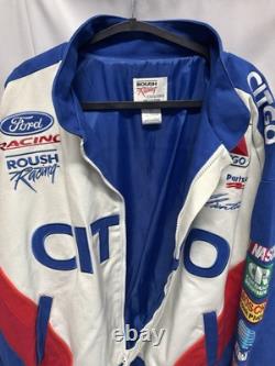 Citgo Men's Jacket Sz XL Roush Racing Vintage