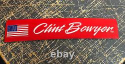 Clint Bowyer Stewart-Haas Name Rail Nascar Race Used Sheetmetal