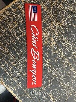 Clint Bowyer Stewart-Haas Name Rail Nascar Race Used Sheetmetal