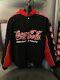 Coca-cola Classic Nascar Jacket Red Black White Mens Size 3xl Racing Family