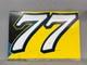 Corey Lajoie #77 2025 Gainbridge Nascar Door Panel