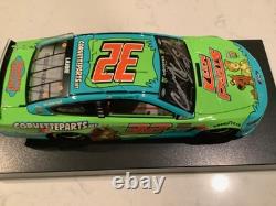 Corey Lajoie Autographed 2019 Ford Mustang Keen Parts Scooby-doo Diecast & Card