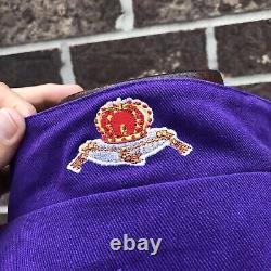 Crown Royal Chase Authentics NASCAR Racing Jacket Purple Logo Jamie Mcmurray L
