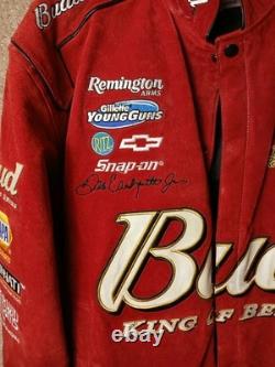DALE EARNHARDT No. 8 BUDWEISER KING OF BEERS NASCAR RACING JACKET CHASE Size XL