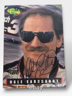 DALE EARNHARDT SR 1995 FINISH LINE RACING AUTO CARD With KEN GOLDIN COA #449/750