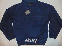 DALE JR TEAM ISSUED AC DELCO Nascar Racing Blue Pullover Dunbrooke Medium NEW
