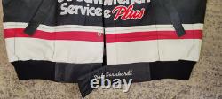 Dale Earnhardt Goodwrench Jeff Hamilton LEATHER Jacket Coat Mens NASCAR XL