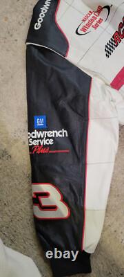 Dale Earnhardt Goodwrench Jeff Hamilton LEATHER Jacket Coat Mens NASCAR XL