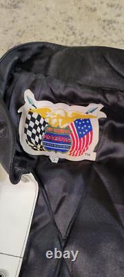 Dale Earnhardt Goodwrench Jeff Hamilton LEATHER Jacket Coat Mens NASCAR XL