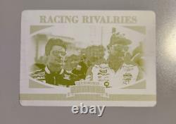 Dale Earnhardt / Jeff Gordon Printing Plate 2007 Press Pass Legends Rivalries