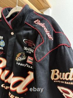 Dale Earnhardt Jr #8 Chase Authentics Racing Jacket Nascar Bud Weiser Mens Small