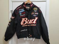 Dale Earnhardt Jr #8 Chase Authentics Racing Jacket Nascar Bud Weiser Mens XL