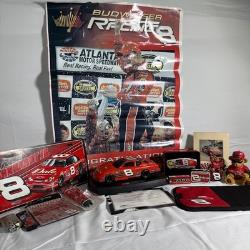Dale Earnhardt Jr #8 NASCAR lot collector phone COA Budweiser memorabilia