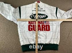 Dale Earnhardt Jr Amp Energy Jacket Racing Chase M NASCAR White Green Coat