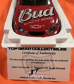 Dale Earnhardt Jr Autographed 2004 8 Budweiser Chevy Monte Carlo Talladega Raced