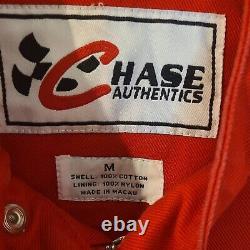 Dale Earnhardt Jr NASCAR Budweiser Chase Authentics Bud Racing Jacket Medium