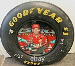 Dale Earnhardt Jr. Nascar Used Goodyear Race Tire Wall Hanging Authenticated
