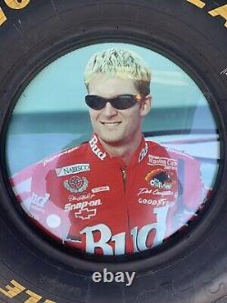 Dale Earnhardt, Jr. Nascar Winston Cup Race Used Goodyear Tire Wall Hanging RARE