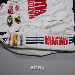 Dale Earnhardt Jr Race Jacket Adult 2XL White National Guard Nascar Racing Mens