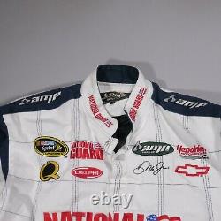 Dale Earnhardt Jr Race Jacket Adult 2XL White National Guard Nascar Racing Mens