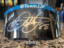 Dale Earnhardt Jr Race Worn (Michigan 2017) Signed Helmet Visor