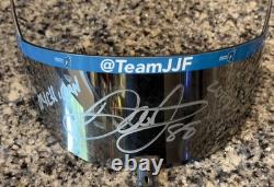 Dale Earnhardt Jr Race Worn (Michigan 2017) Signed Helmet Visor